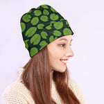 Water Lily Pads Pattern Print Beanie