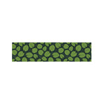 Water Lily Pads Pattern Print Bed Runner