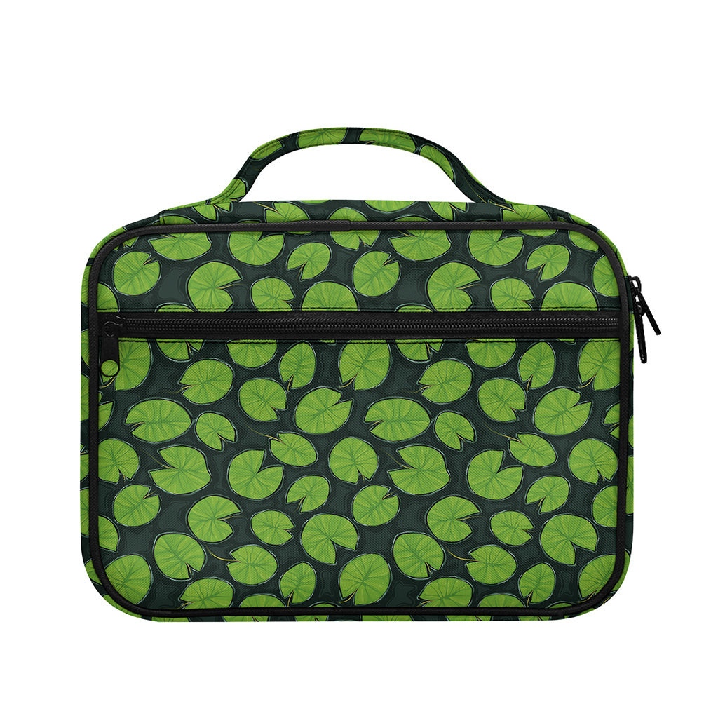 Water Lily Pads Pattern Print Briefcase Bible Bag