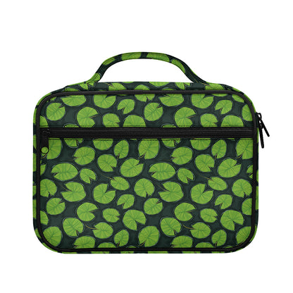 Water Lily Pads Pattern Print Briefcase Bible Bag