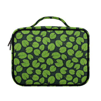 Water Lily Pads Pattern Print Briefcase Bible Bag