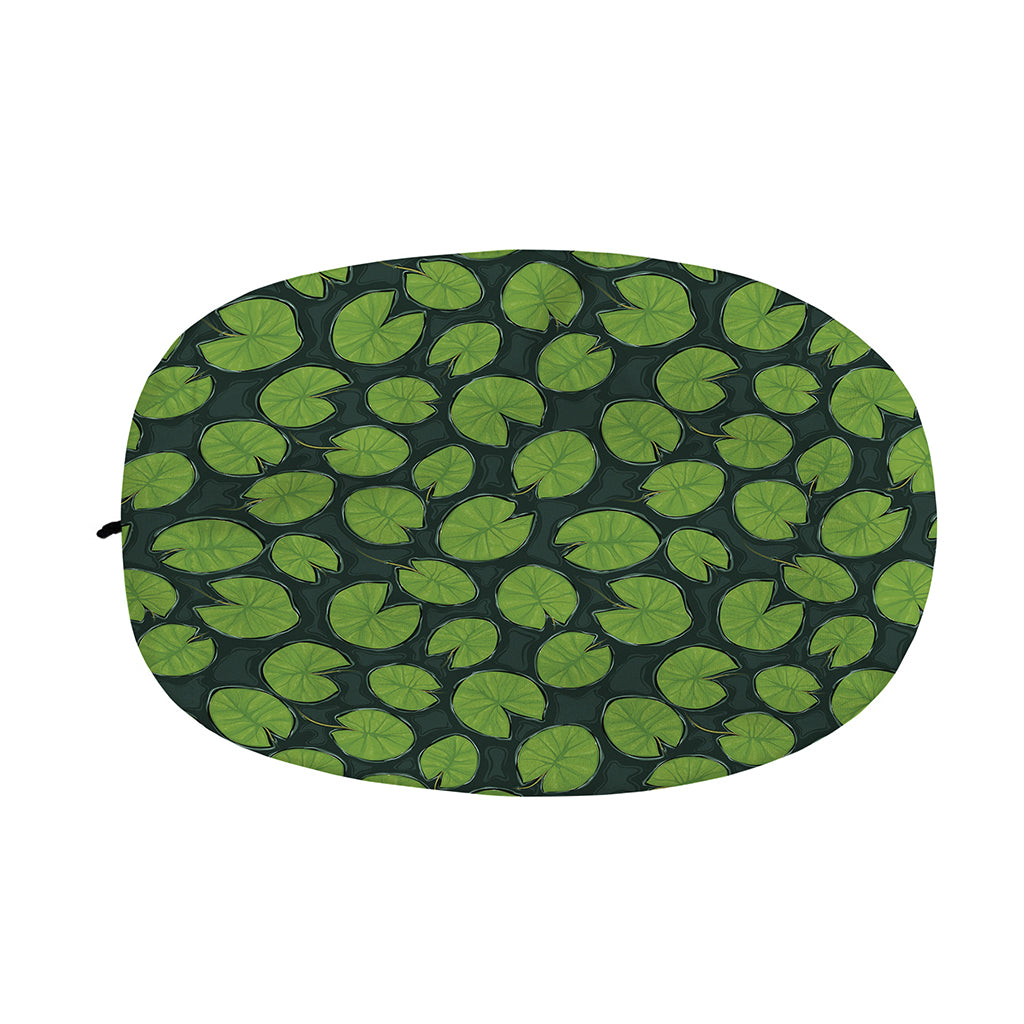Water Lily Pads Pattern Print Car Side Mirror Covers