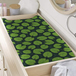Water Lily Pads Pattern Print Changing Pad Cover