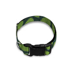 Water Lily Pads Pattern Print Dog Collar