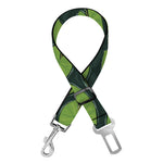 Water Lily Pads Pattern Print Dog Seat Belt