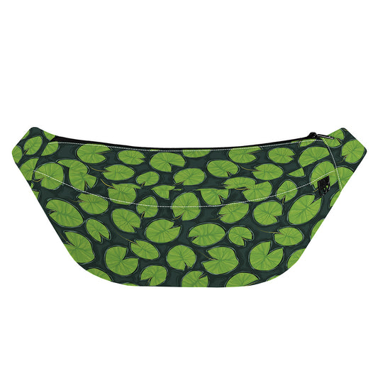 Water Lily Pads Pattern Print Fanny Pack