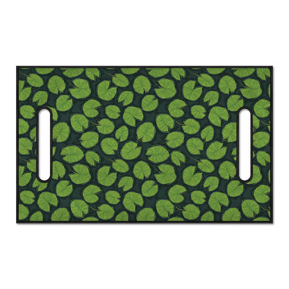 Water Lily Pads Pattern Print Golf Cart Seat Cover