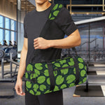 Water Lily Pads Pattern Print Gym Bag