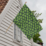 Water Lily Pads Pattern Print House Flag