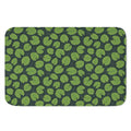 Water Lily Pads Pattern Print Indoor Door Mat