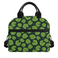 Water Lily Pads Pattern Print Insulated Lunch Bag