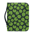 Water Lily Pads Pattern Print Leather Bible Cover