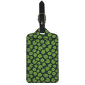 Water Lily Pads Pattern Print Luggage Tag