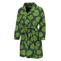 Water Lily Pads Pattern Print Men's Bathrobe