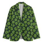 Water Lily Pads Pattern Print Men's Blazer