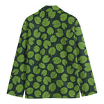 Water Lily Pads Pattern Print Men's Blazer