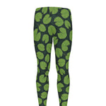 Water Lily Pads Pattern Print Men's leggings