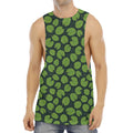 Water Lily Pads Pattern Print Men's Muscle Tank Top