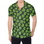 Water Lily Pads Pattern Print Men's Shirt