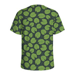 Water Lily Pads Pattern Print Men's Sports T-Shirt