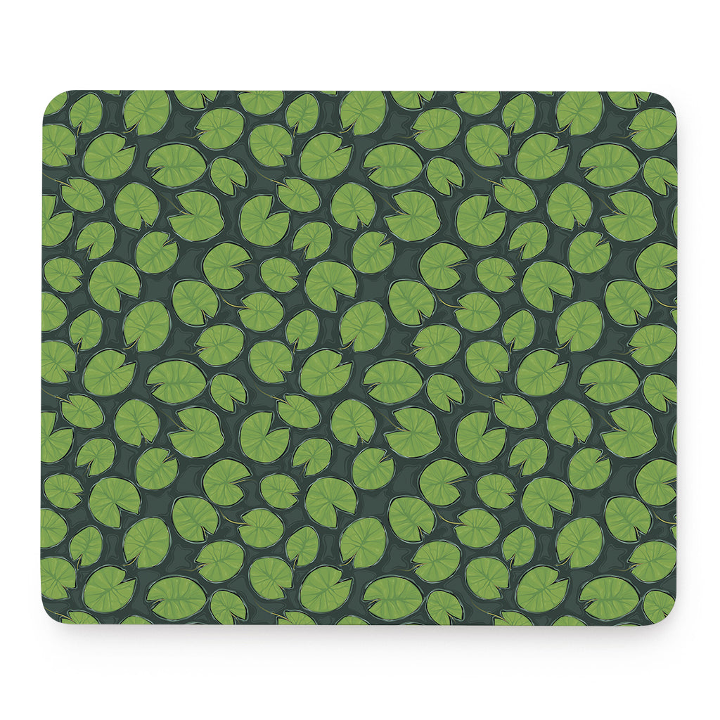 Water Lily Pads Pattern Print Mouse Pad