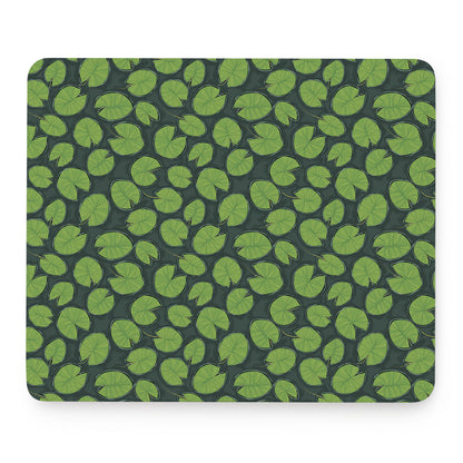 Water Lily Pads Pattern Print Mouse Pad