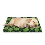 Water Lily Pads Pattern Print Pet Cooling Mat Cover