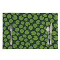 Water Lily Pads Pattern Print Placemat