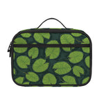 Water Lily Pads Pattern Print Portable Lunch Bag