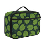 Water Lily Pads Pattern Print Portable Lunch Bag
