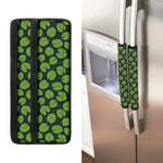 Water Lily Pads Pattern Print Refrigerator Handle Covers