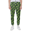 Water Lily Pads Pattern Print Joggers
