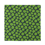 Water Lily Pads Pattern Print Silk Bandana