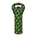 Water Lily Pads Pattern Print Single Neoprene Wine Tote