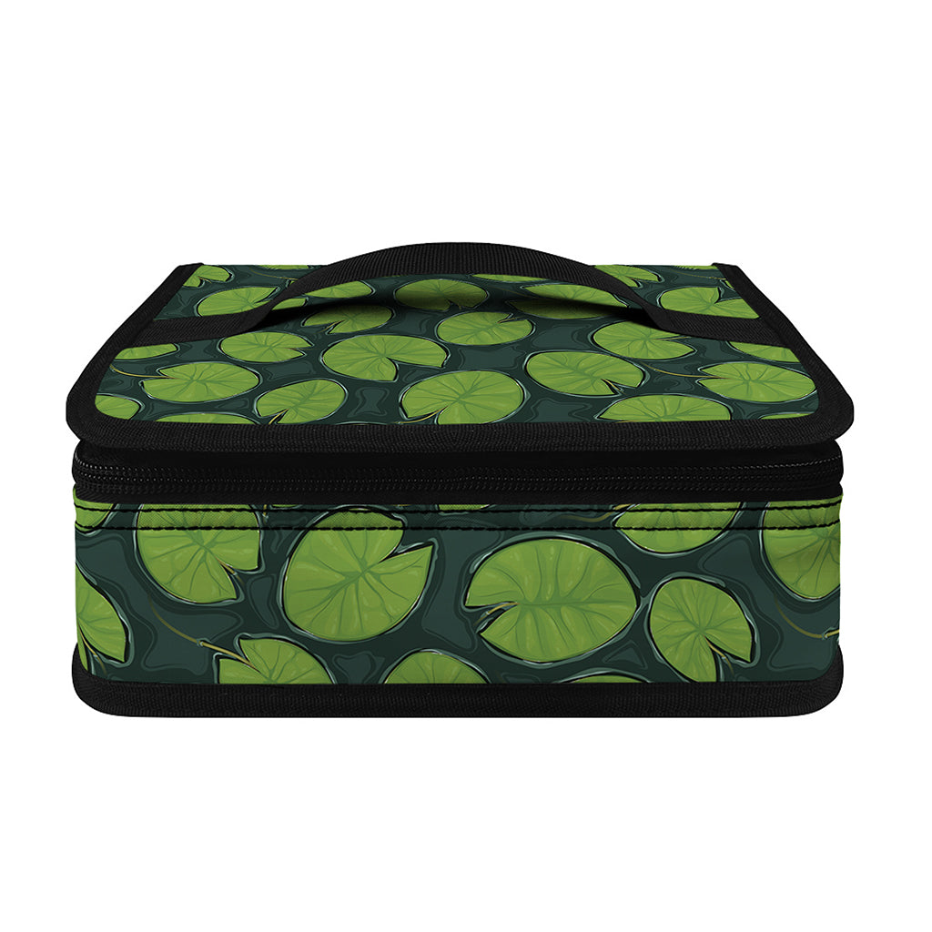 Water Lily Pads Pattern Print Small Lunch Bag