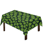 Water Lily Pads Pattern Print Tablecloth