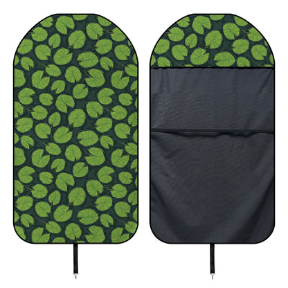 Water Lily Pads Pattern Print Waterproof Car Seat Cover