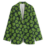 Water Lily Pads Pattern Print Women's Blazer