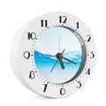 Water Wave Print Alarm Clock