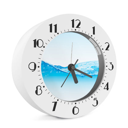 Water Wave Print Alarm Clock