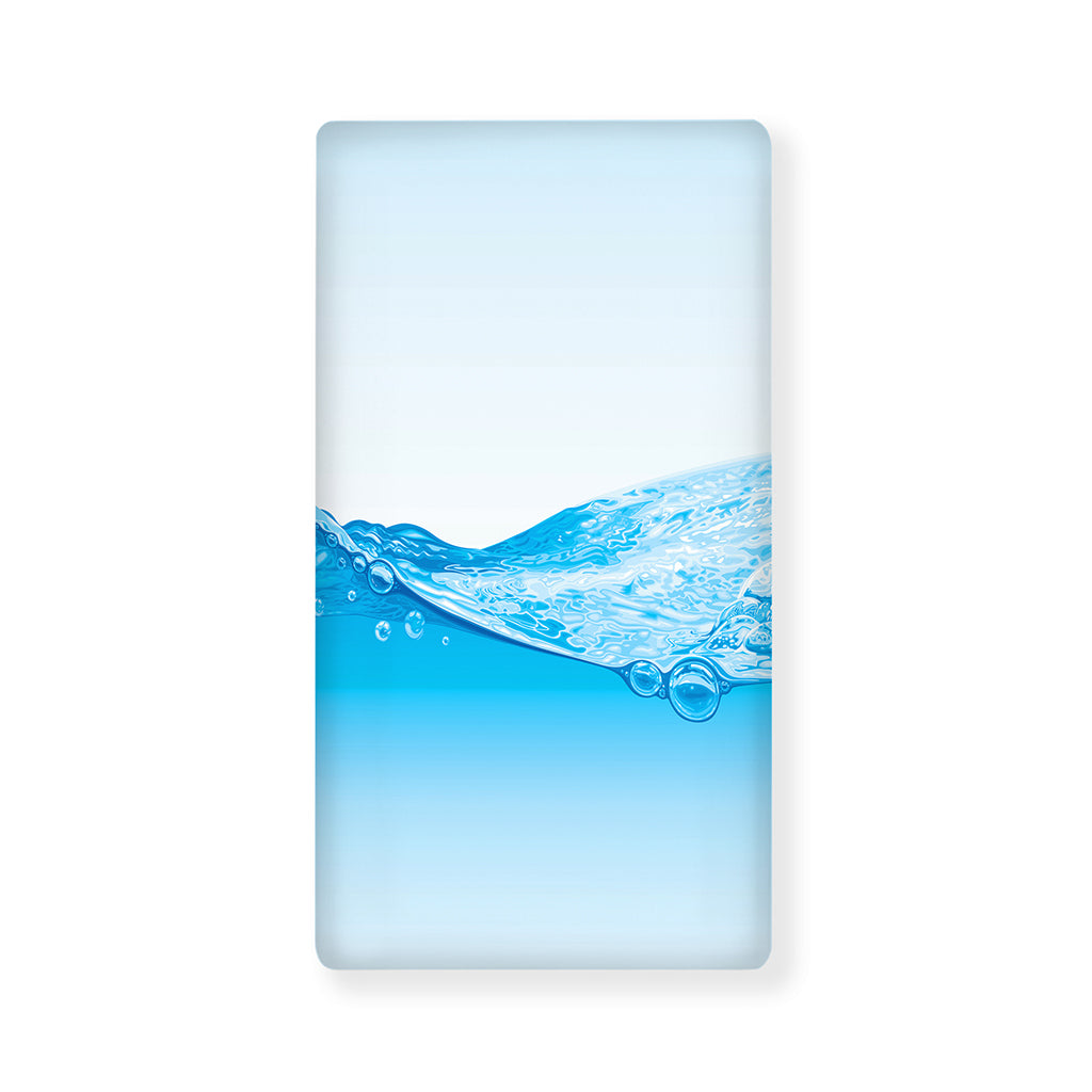 Water Wave Print Baby Crib Sheet