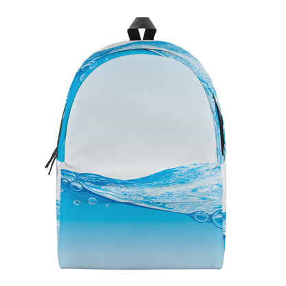 Water Wave Print Backpack