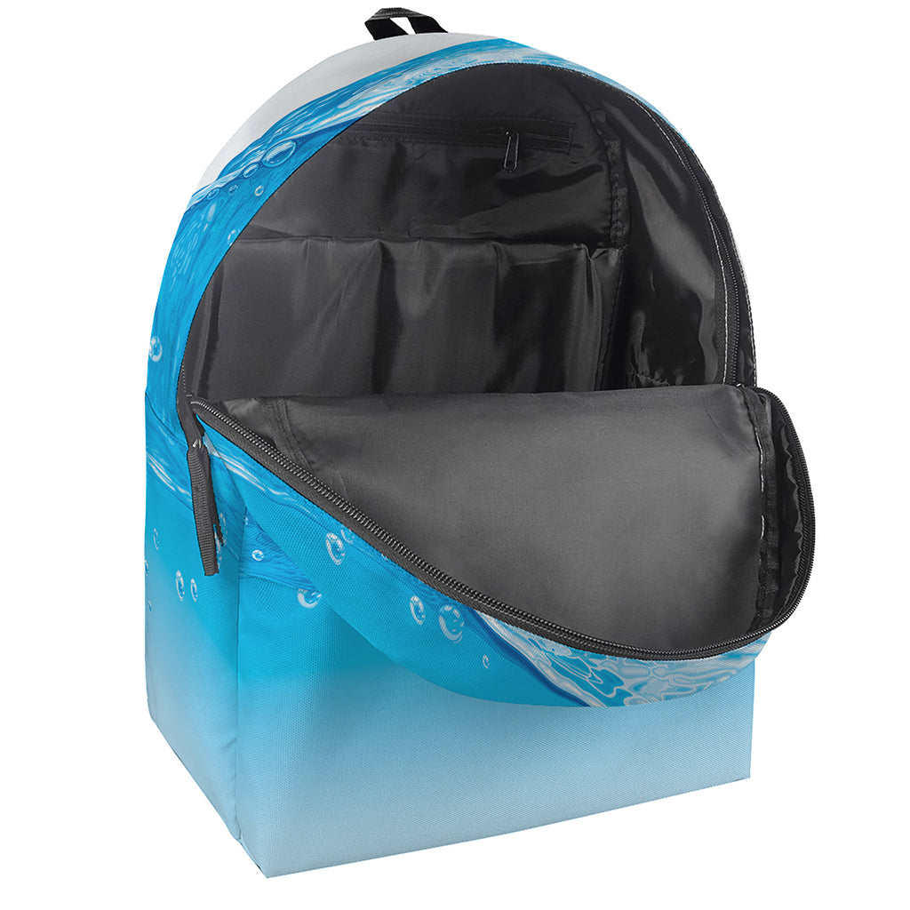 Water Wave Print Backpack