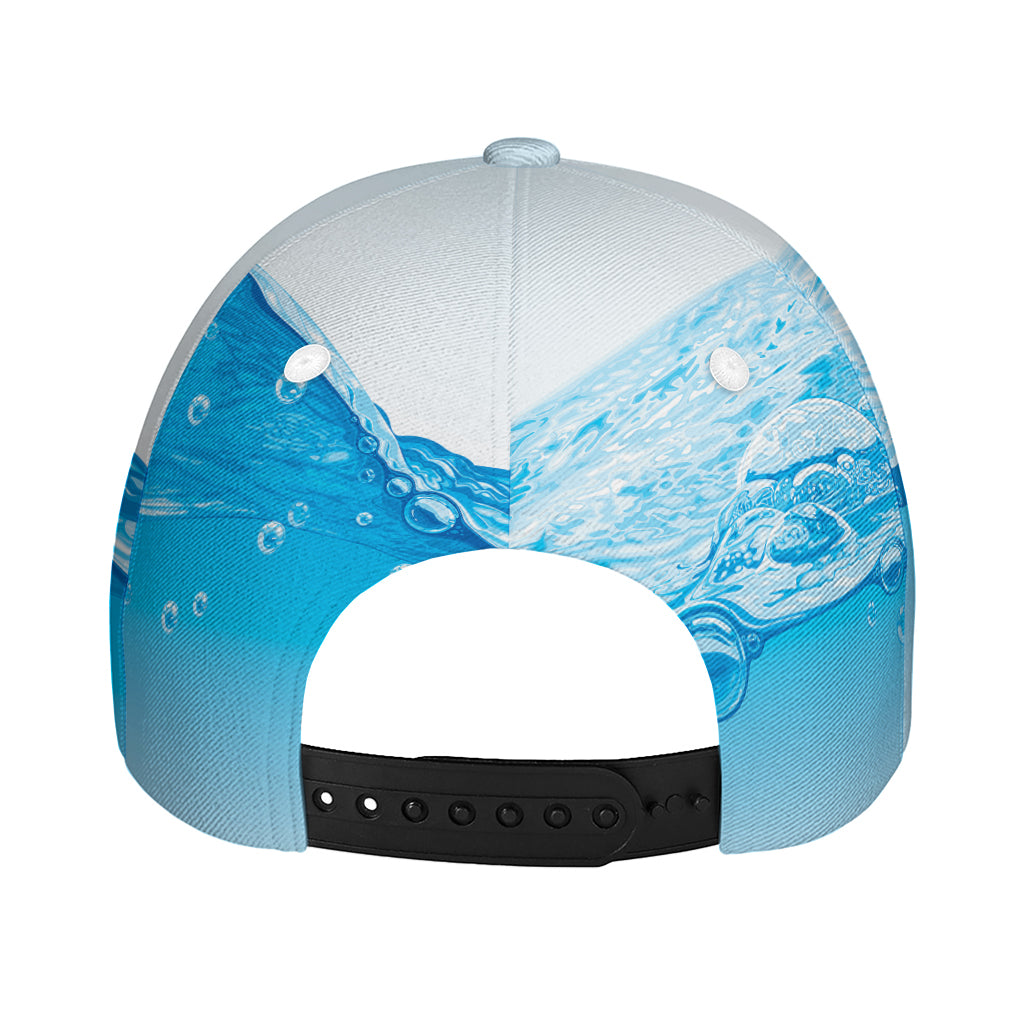 Water Wave Print Baseball Cap