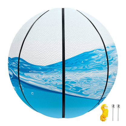 Water Wave Print Basketball