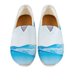 Water Wave Print Casual Shoes