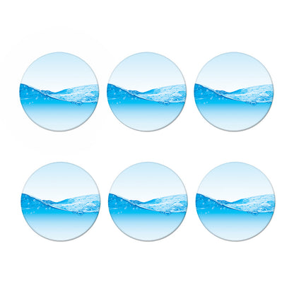 Water Wave Print Coaster Set