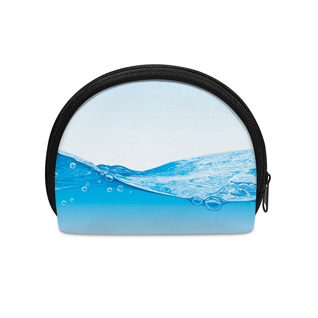 Water Wave Print Coin Purse