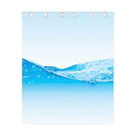 Water Wave Print Curtain