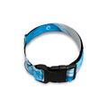 Water Wave Print Dog Collar